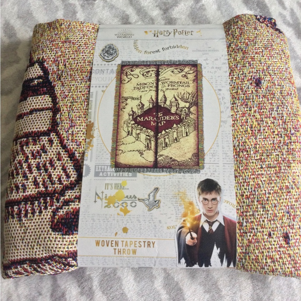 Harry Potter Marauder's Map Throw by The Northwest Company 48 x 60in.